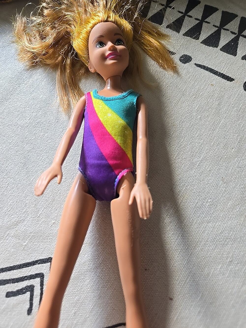 2018 Mattel Barbie Team Stacie Gymnastics Class Doll Light Red Hair, Green Eyes